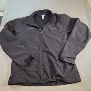 Patagonia Jack Daniels Men’s XL Black Softshell Jacket Polartec Windbloc